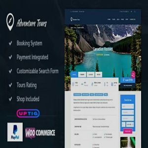 Adventure Tours WP Theme GPL Free Download