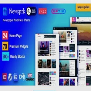 Newsprk Theme GPL Free Download